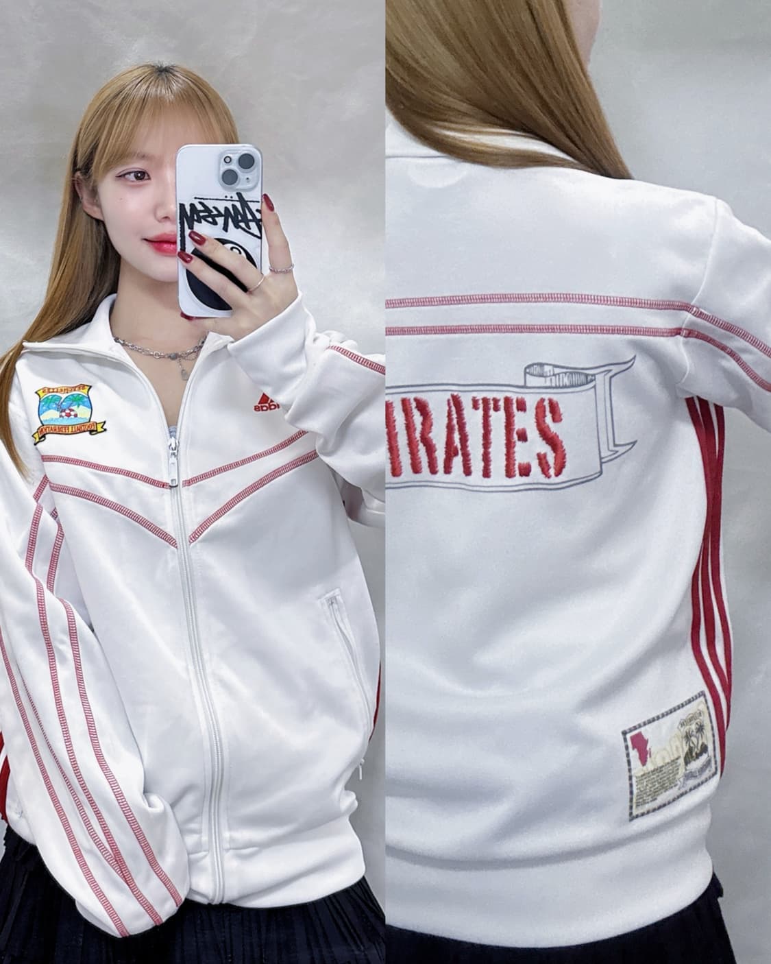 아디다스 세이셸 풋볼 화이트 트랙탑  상품이미지1