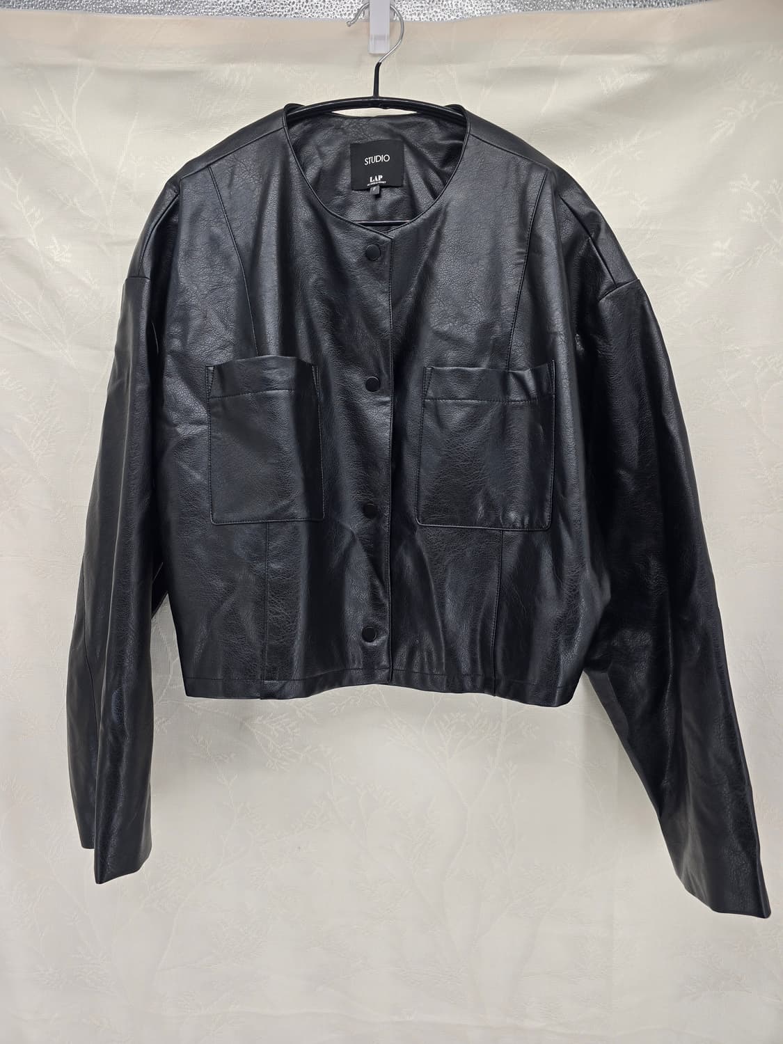스튜디오 랩 블랙 레더 자켓 L 사이즈 상품이미지5