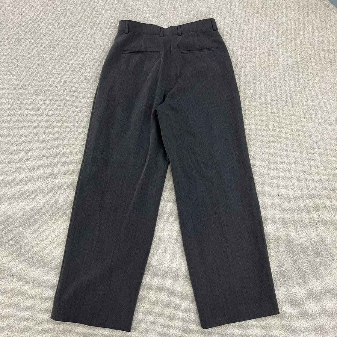 [28] 커스텀어클락 여성 그레이 와이드 슬랙스 정장 바지 0108M1 상품이미지5