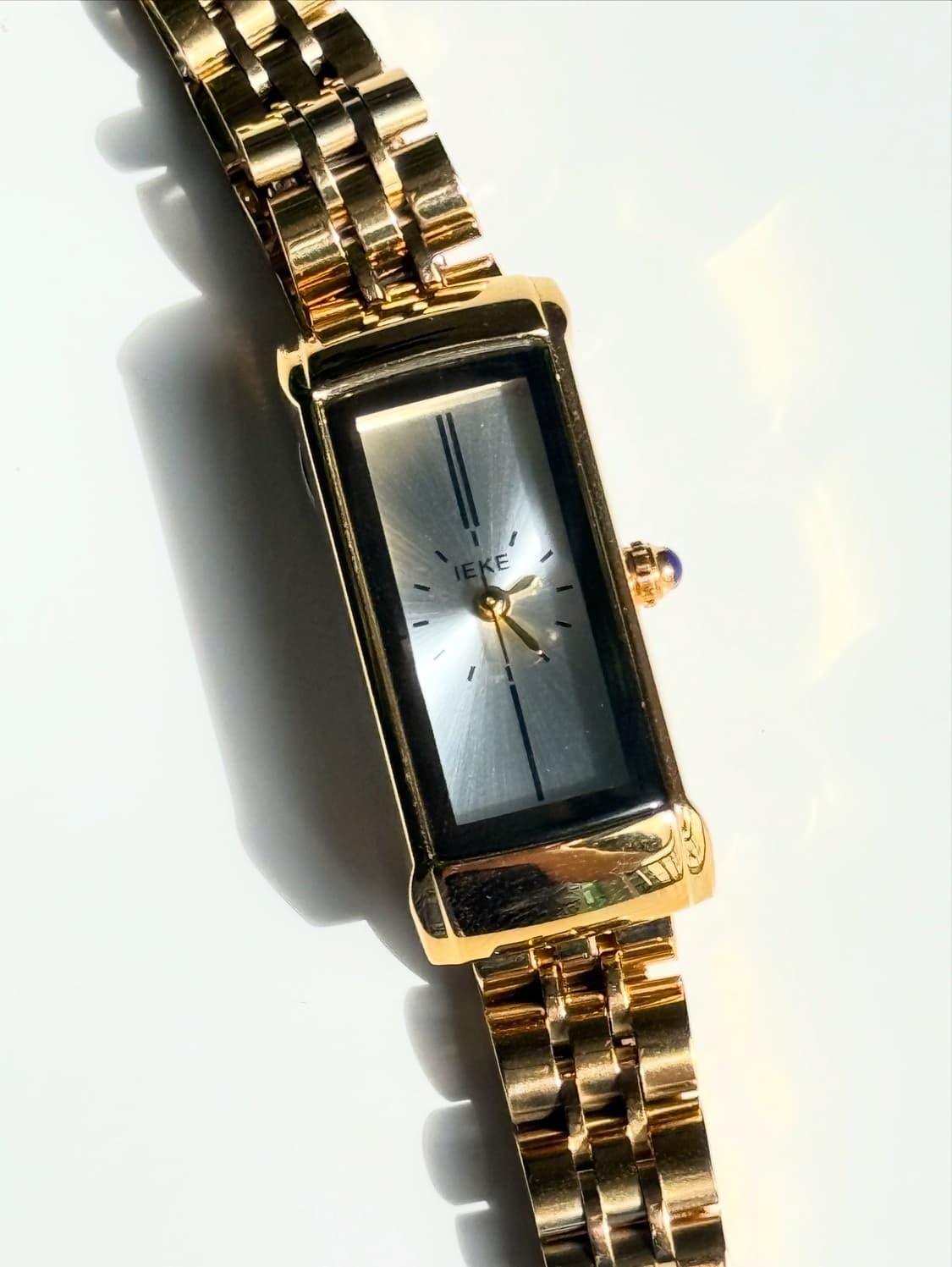 IEKE Gold Rectangular Quartz Watch 상품이미지3