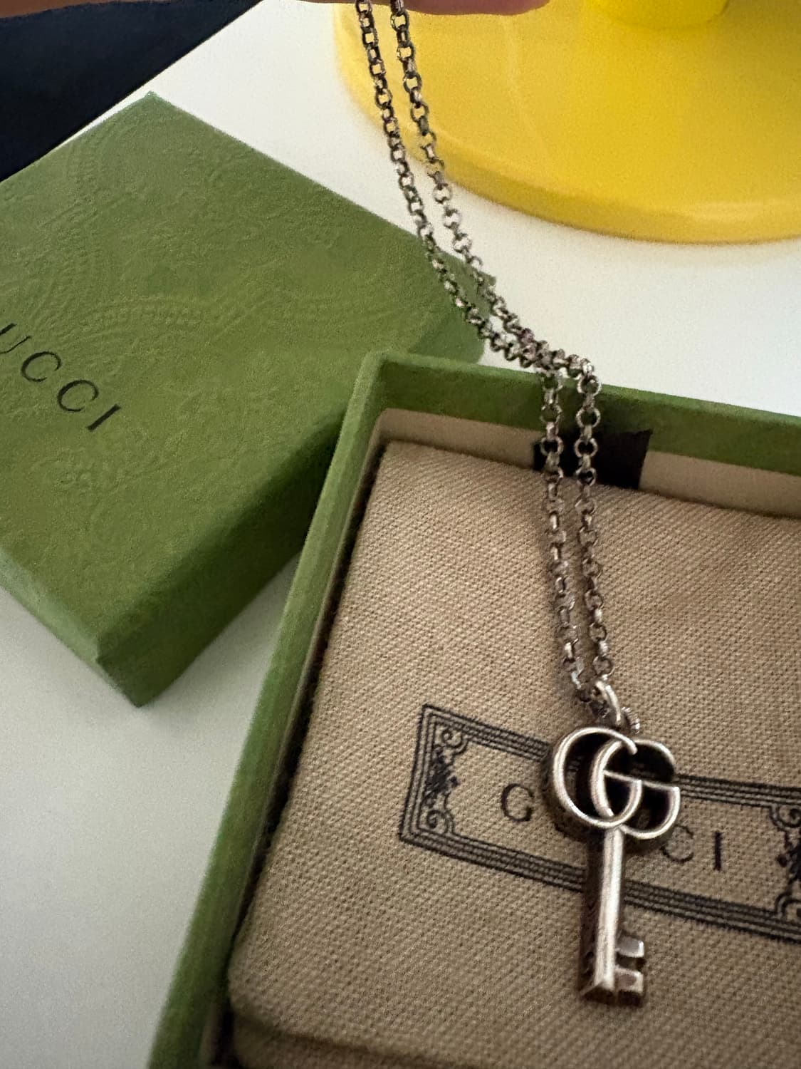 구찌 목걸이 더블 G키 상품이미지4