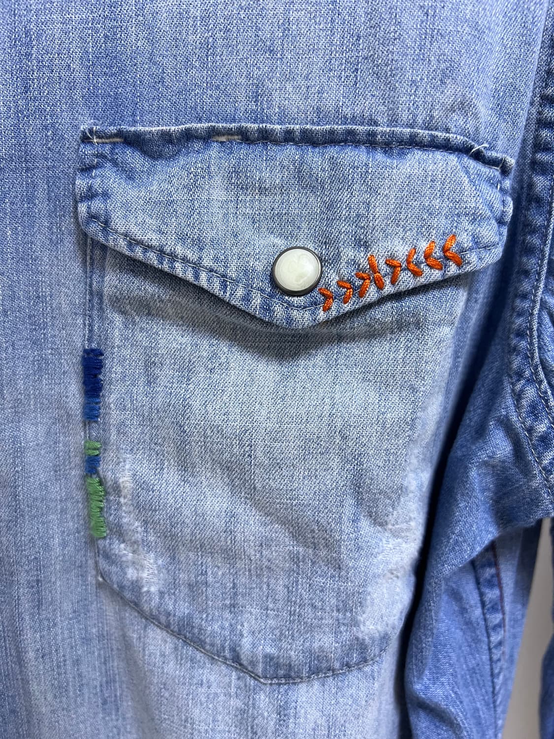 폴로 랄프로렌 자수 웨스턴셔츠 S 상품이미지2