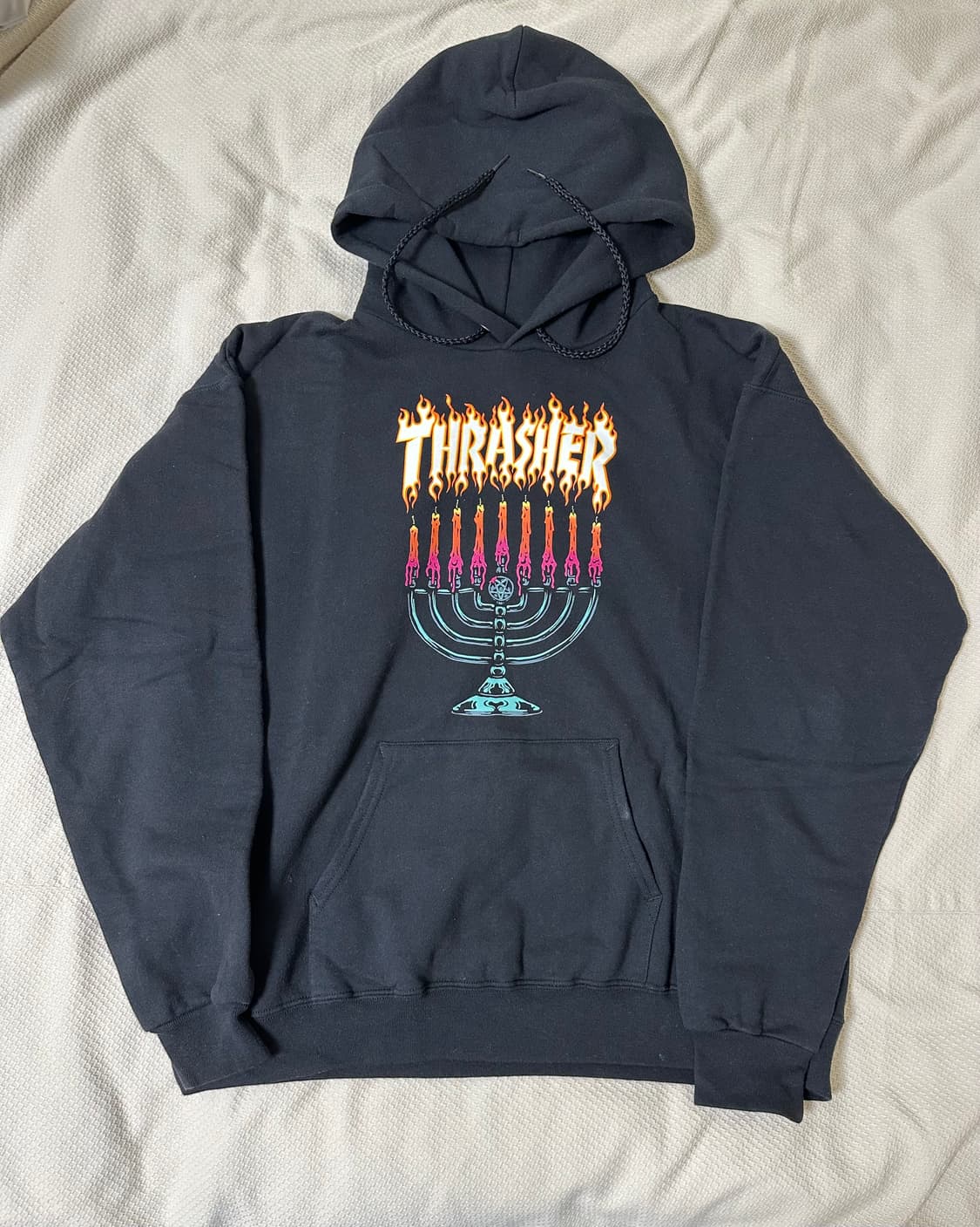 Thrasher 촛불 후드티 M 상품이미지1