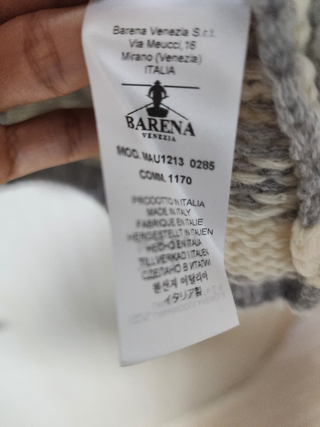 barena 바레나 니트 카라니트 스웨터 라지 상품이미지5