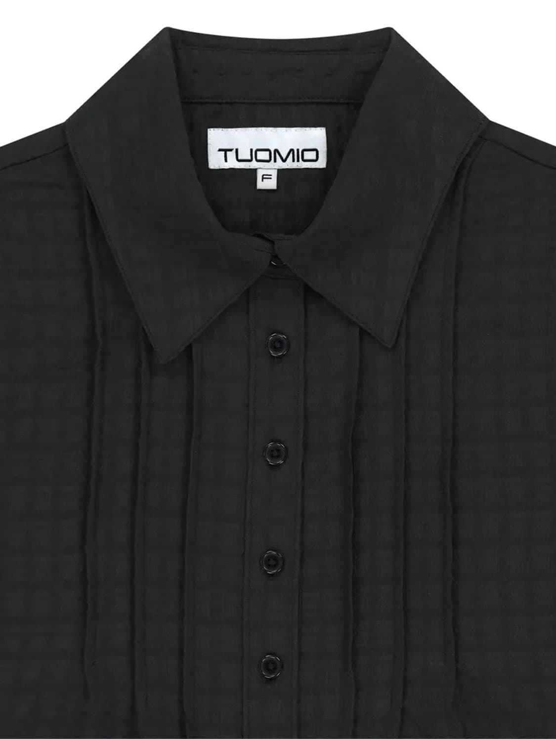 뚜오미오 SHORT SLEEVE BLOUSE [BLACK] 상품이미지3