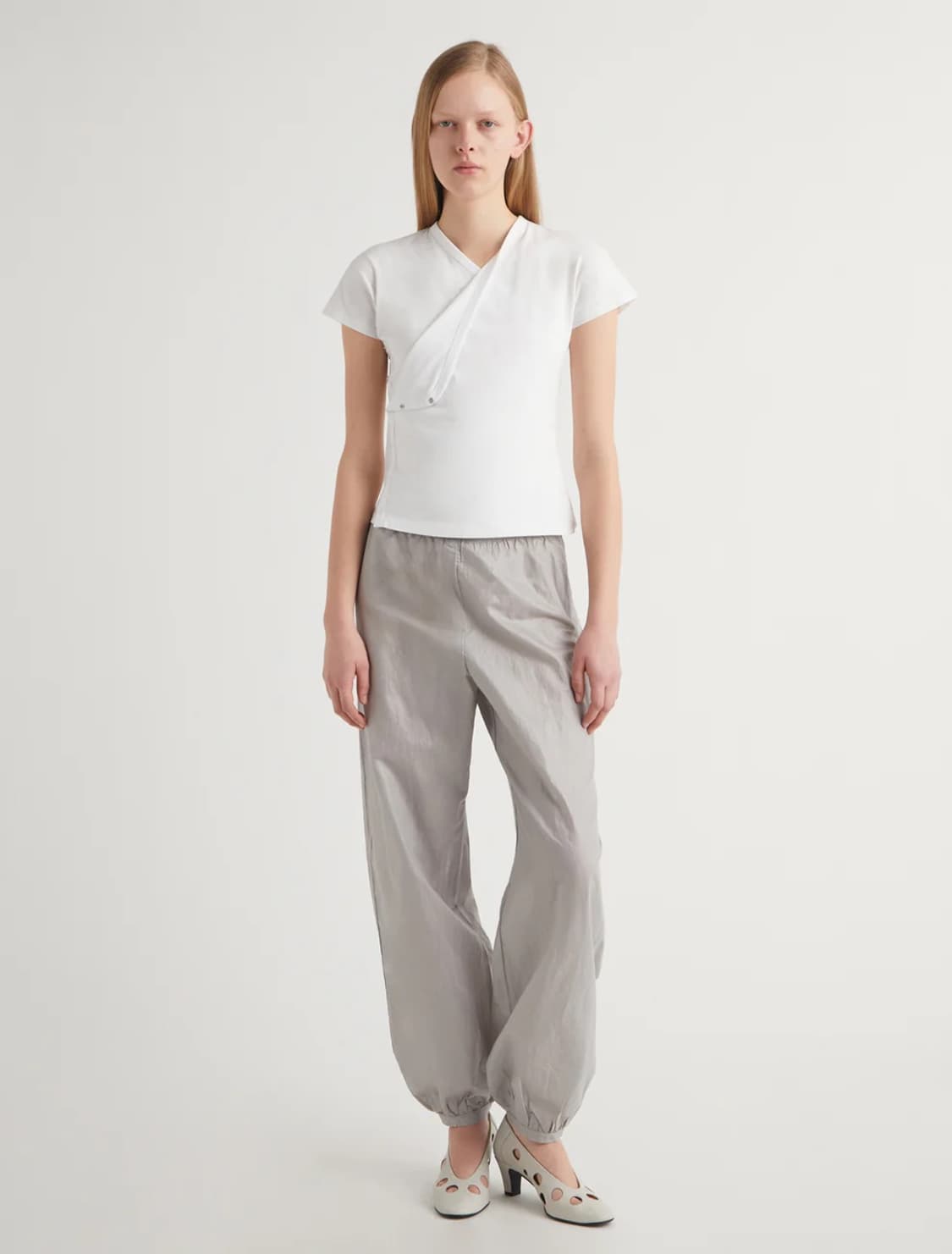 [XS,S,M]팔로마울 Olimpia 티셔츠/화이트 상품이미지4