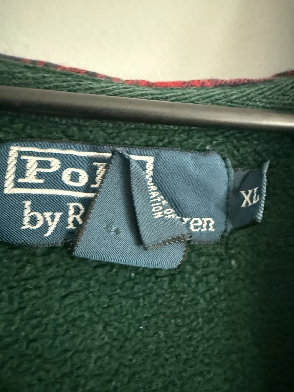 폴로 랄프로렌 빅포니 체크 후드집업 그린 상품이미지6