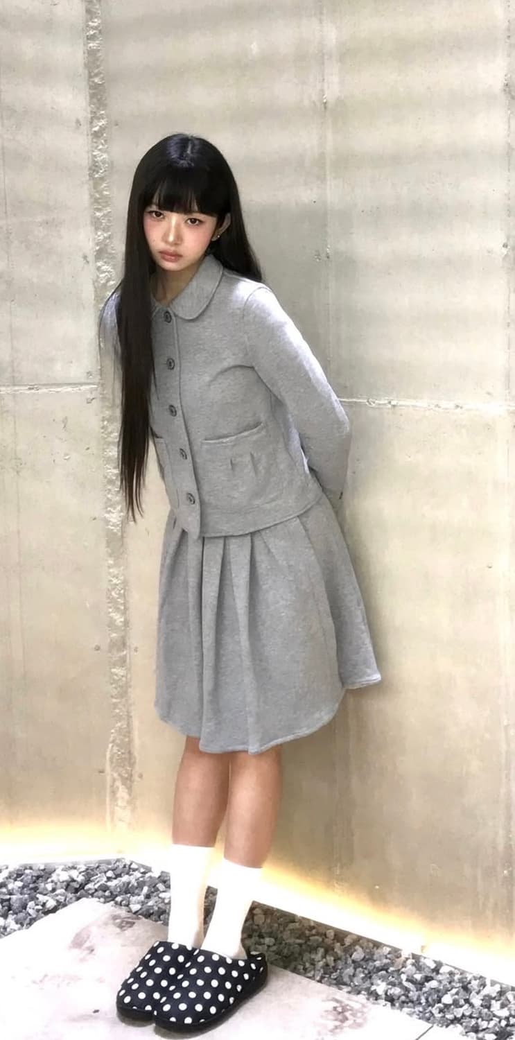 코이세이오 코지 스웻 멜란지 그레이 셋업  상품이미지9