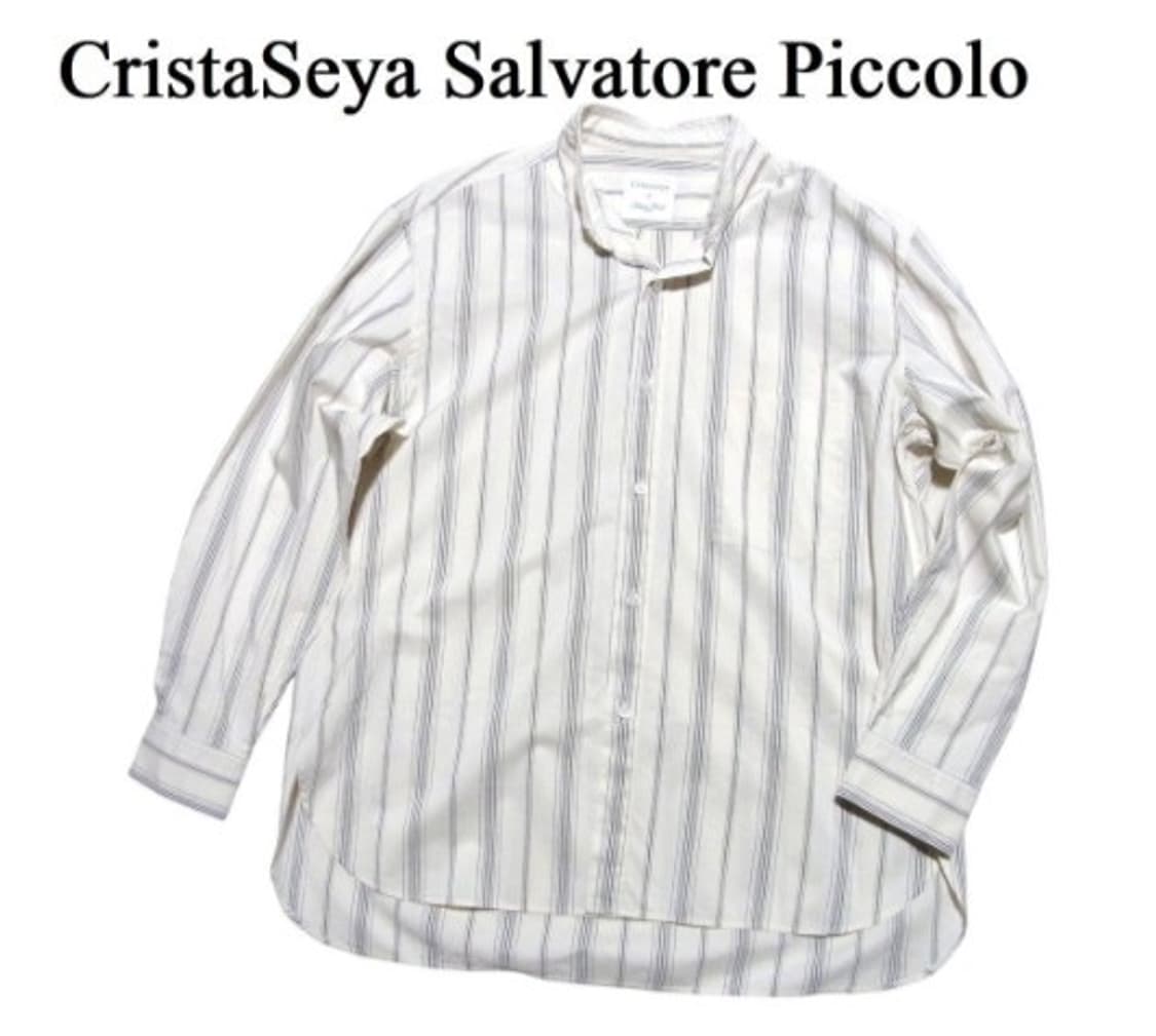 크리스타세야 스트라이프 마오 셔츠 M사이즈 상품이미지1