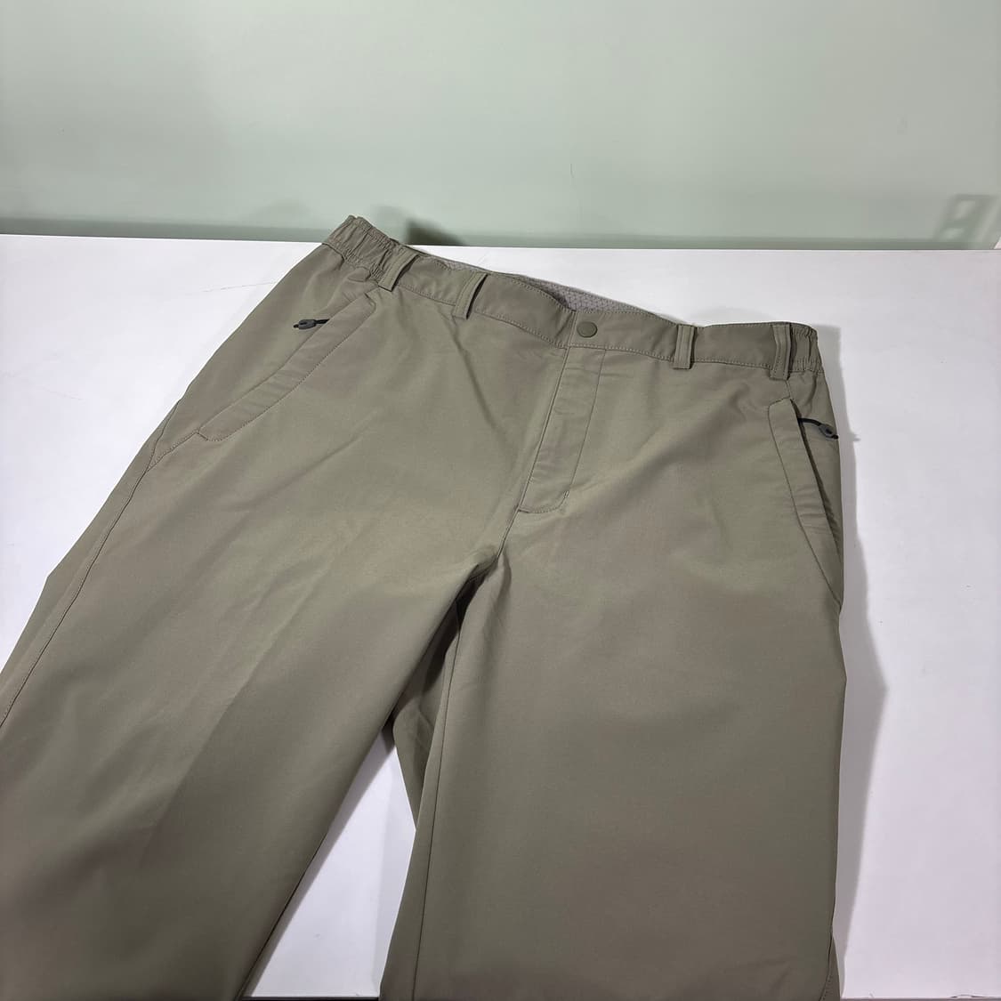 L 컬럼비아 카키 슬림핏 기능성 등산팬츠 상품이미지1