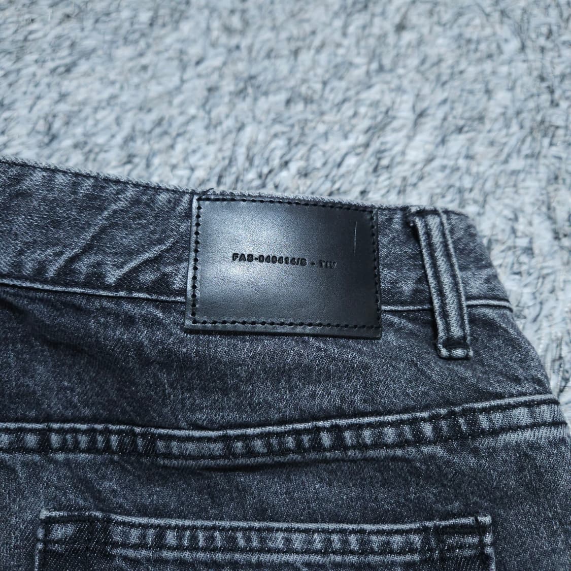 페이탈리즘) 30(46) 남자 흑청바지 와이드팬츠 / 왕눈이샵 상품이미지7