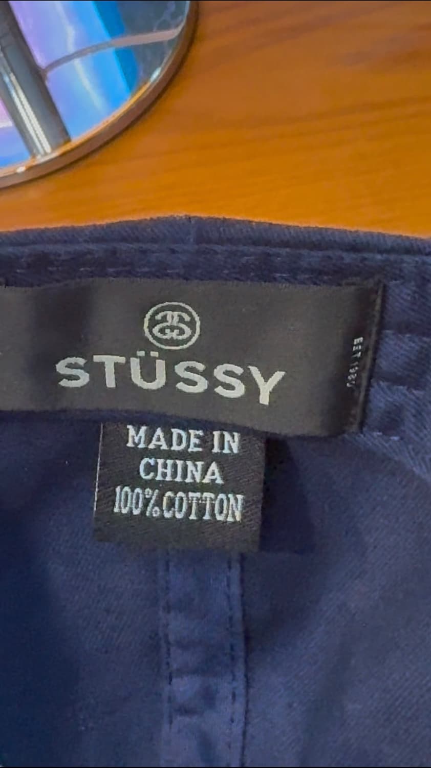 STUSSY 스투시 그라데이션 빅로고 스냅백 캡 - 네이비 상품이미지10