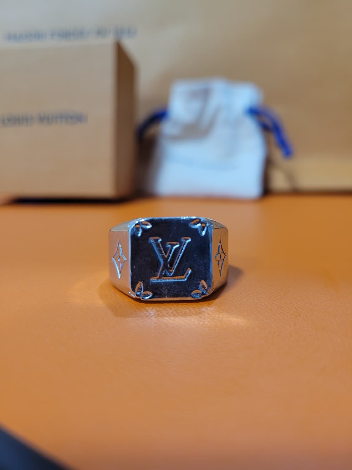루이비통 LV 시그넷 실버 반지 상품이미지3