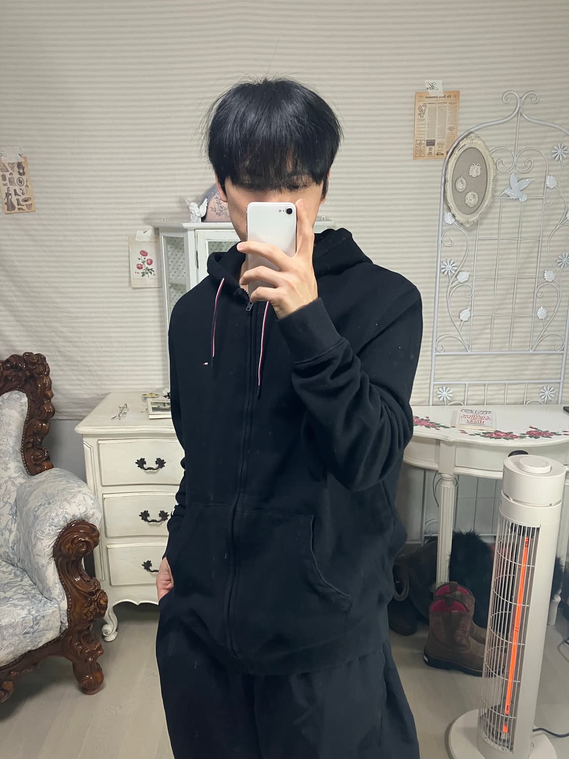 빈티지 타미힐피거 암 레터링 후드 집업 841 y2k 스트릿 모리 갸루  상품이미지1