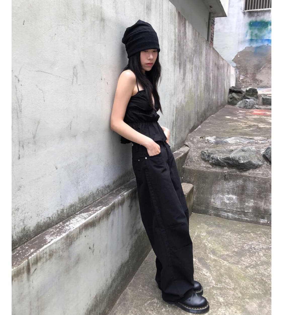  [새상품] stud beads wide pants / y2k 상품이미지7