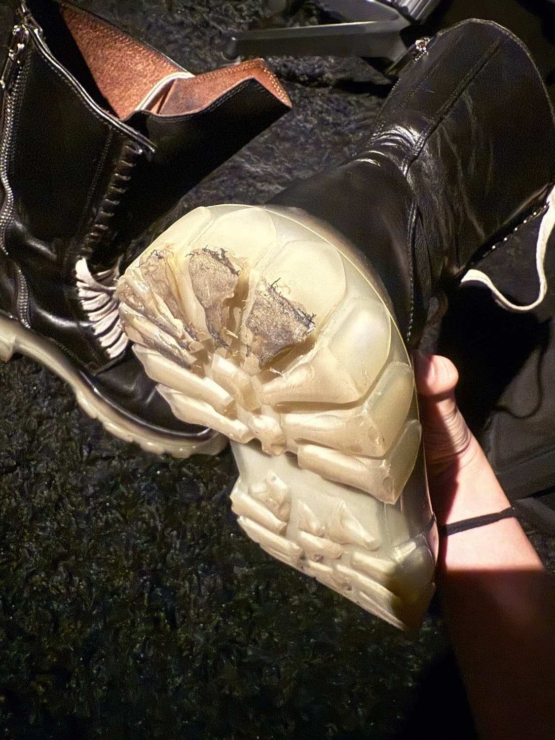 릭오웬스 18fw 시시푸스 트랙터 부츠 상품이미지3