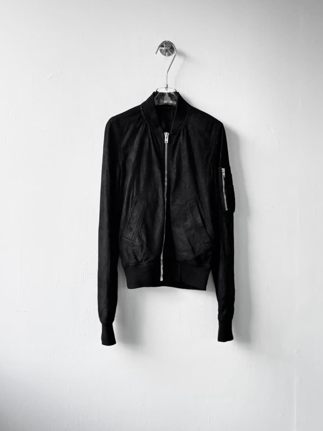 릭오웬스 15ss 램스킨 스웨이드 블루종 상품이미지1