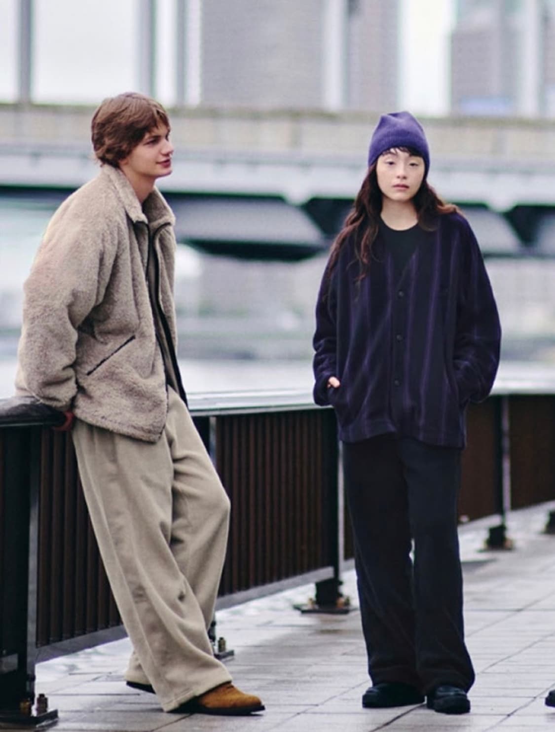 [새상품 L]유니클로 니들스 팬츠 베이지 상품이미지2