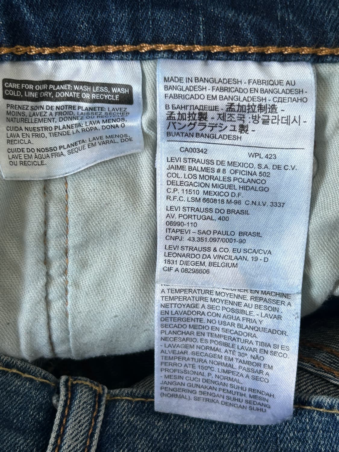 Levis 리바이스 511 중청 슬림 워싱 데님팬츠 28 상품이미지9