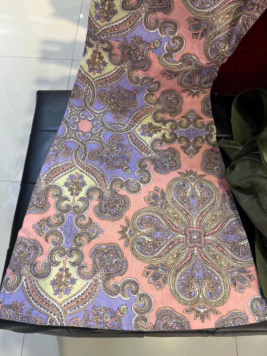 일본Thutty 핑크 페이즐리 와이드 나팔팬츠 상품이미지9