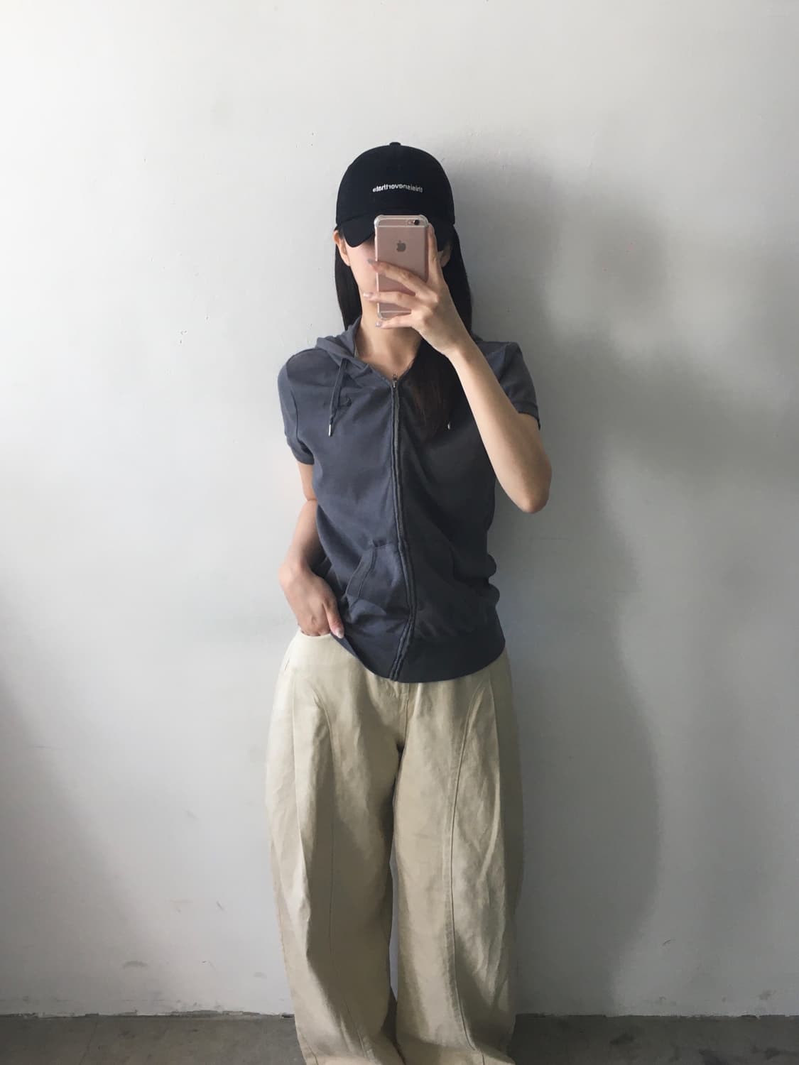 나이키 스우시 반팔 후드집업 상품이미지2