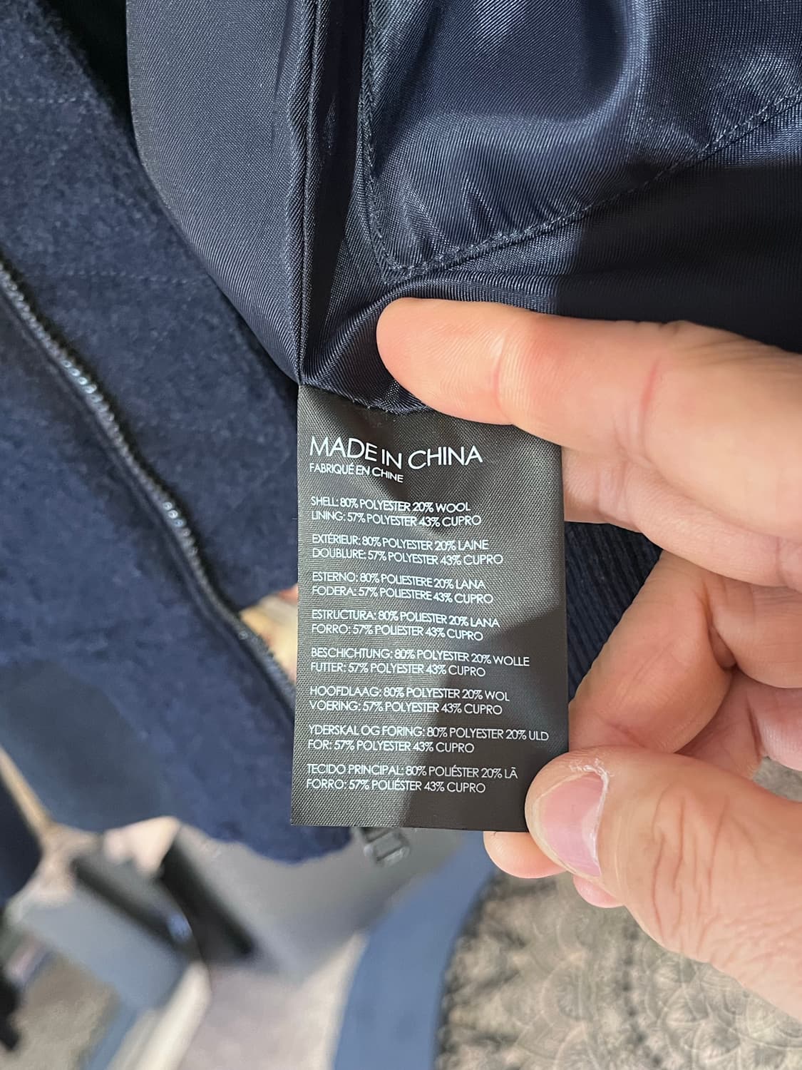 클럽 모나코 울 블루종 자켓 상품이미지6