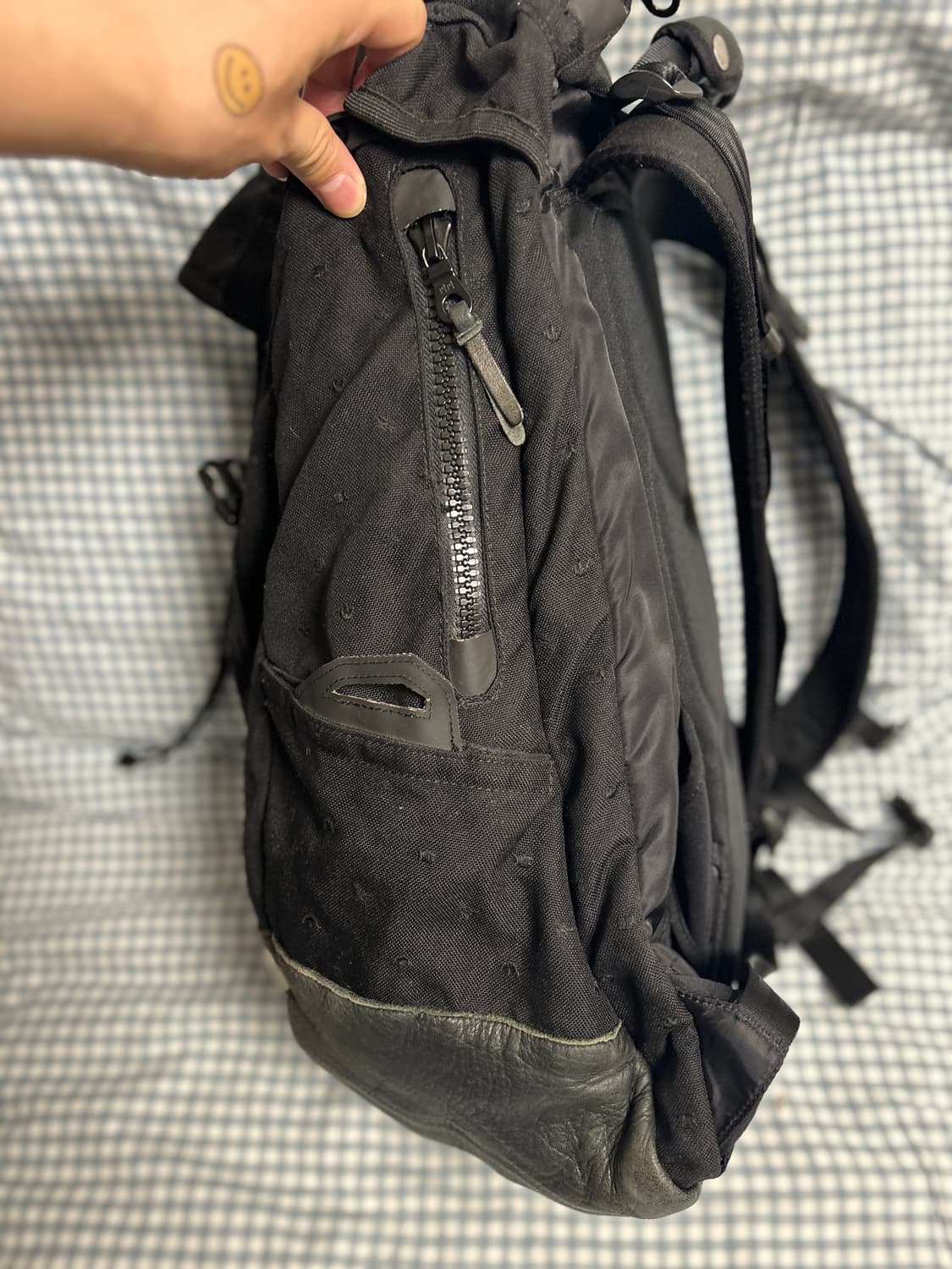 VISVIM 올드비즈빔 소프넷콜라보 발리스틱 올블랙 백팩 25L 상품이미지6