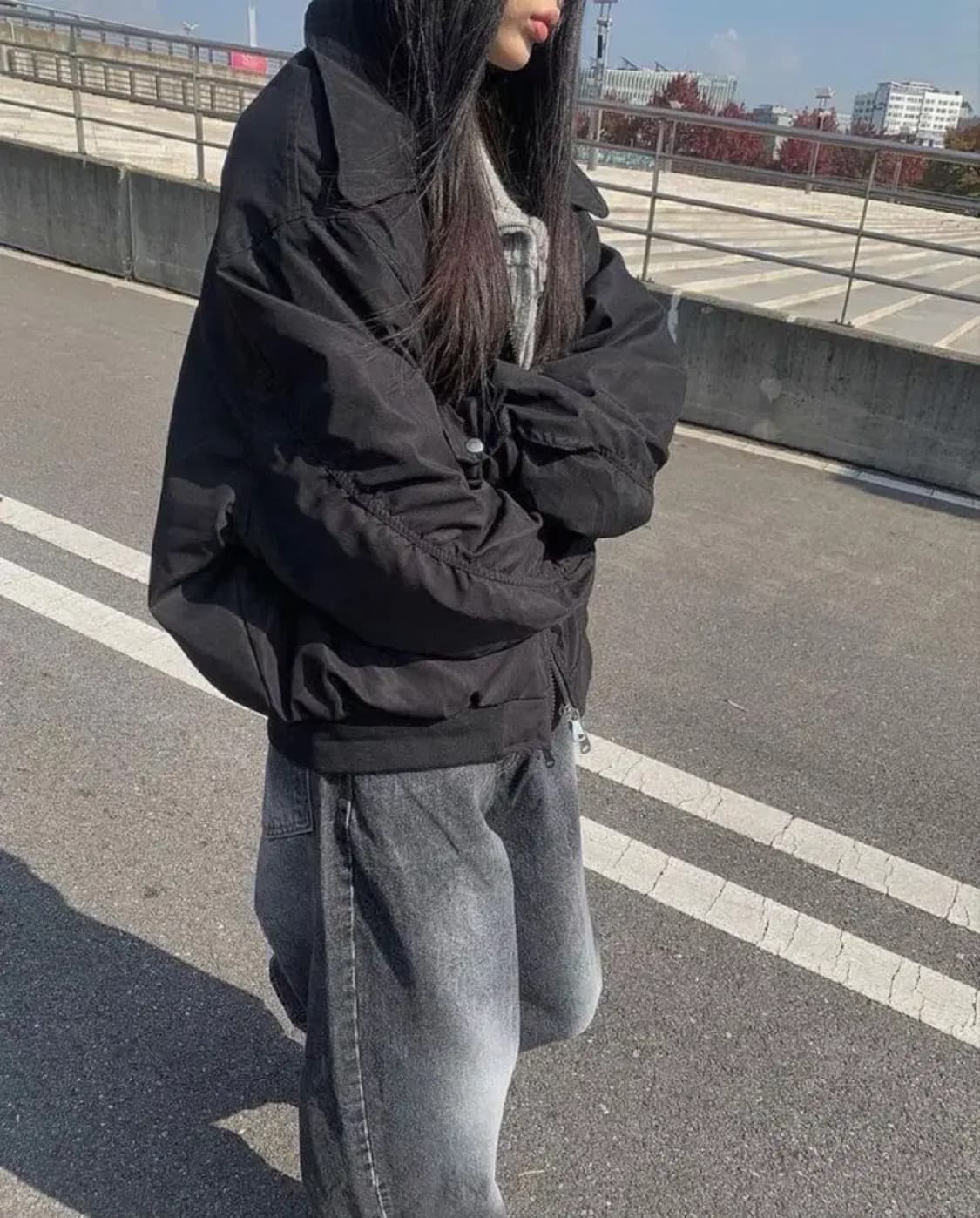 애니원모어 비스 카라 자켓 상품이미지2