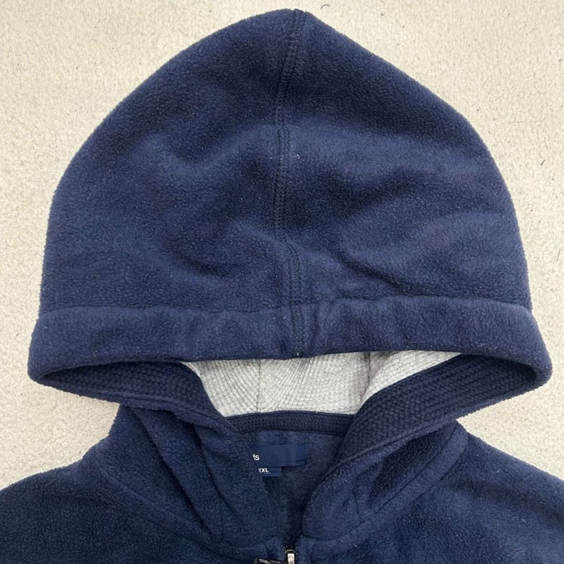 GAP 로고 플리스 후드집업 네이비 XXL 상품이미지3