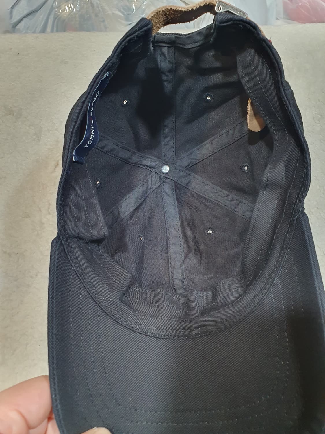 타미힐피거 블랙 볼캡 모자 상품이미지5