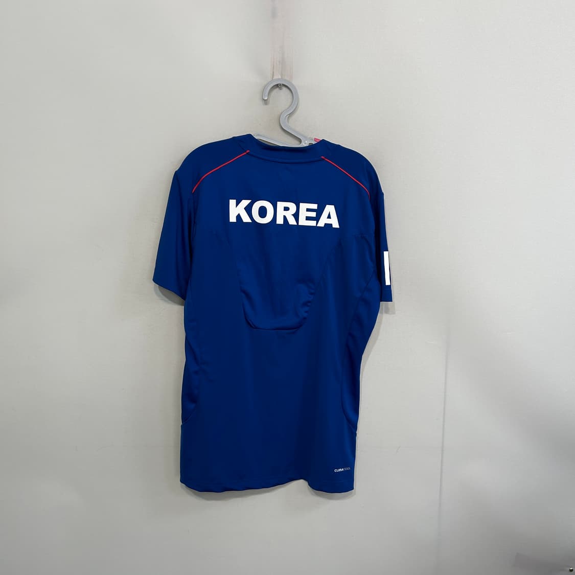 아디다스 국대 팀코리아 테니스 티셔츠 105 기능성 브이넥 상품이미지3