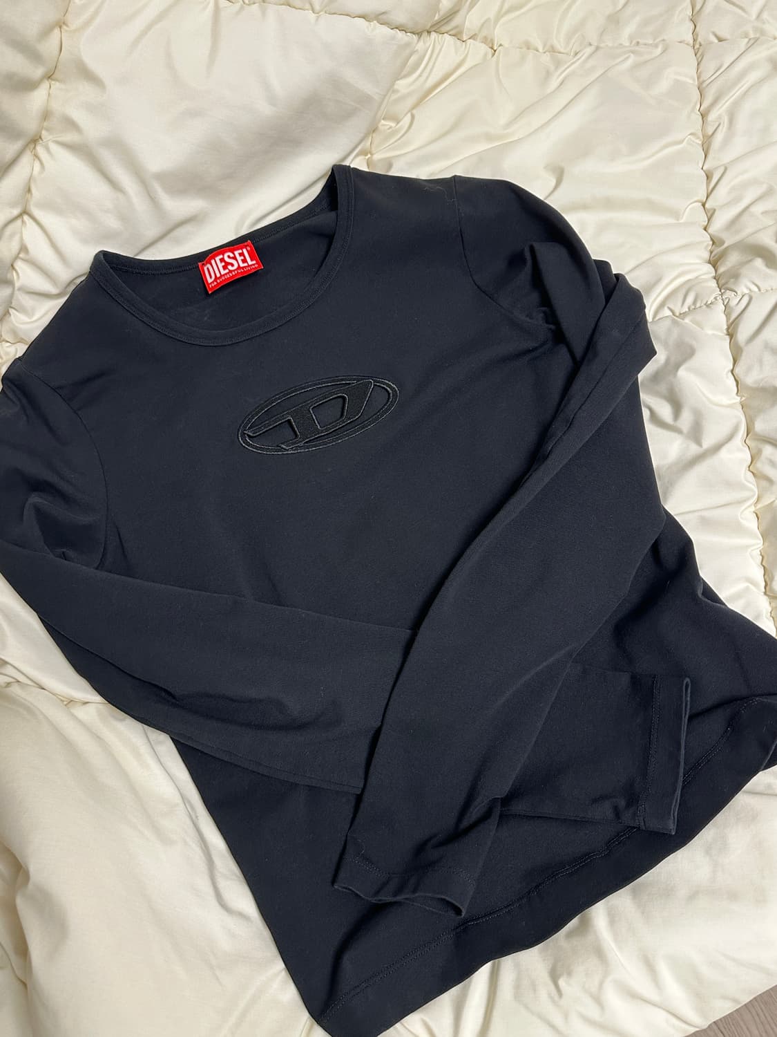 디젤 피카부(컷아웃로고)긴팔 상품이미지2