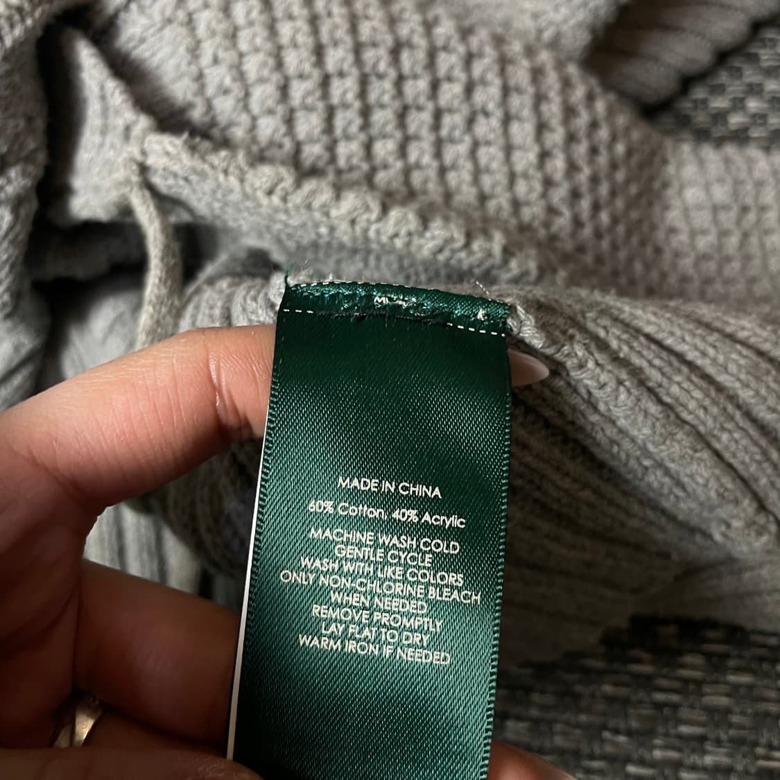 폴로랄프로렌 케이블 니트 가죽 벨트 베스트 XS 상품이미지6