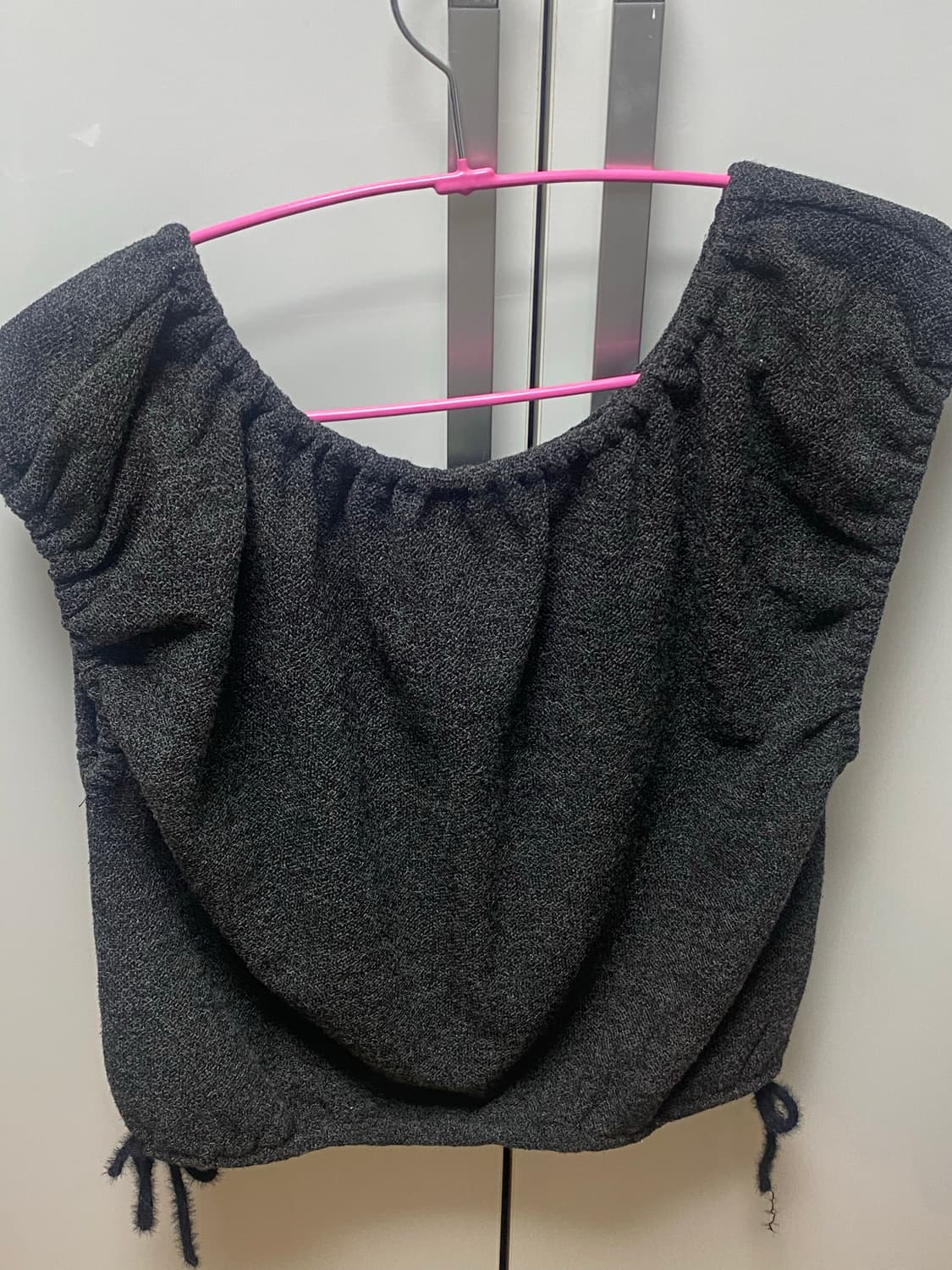 시눈 그레이 반팔 니트 판매합니다 상품이미지2