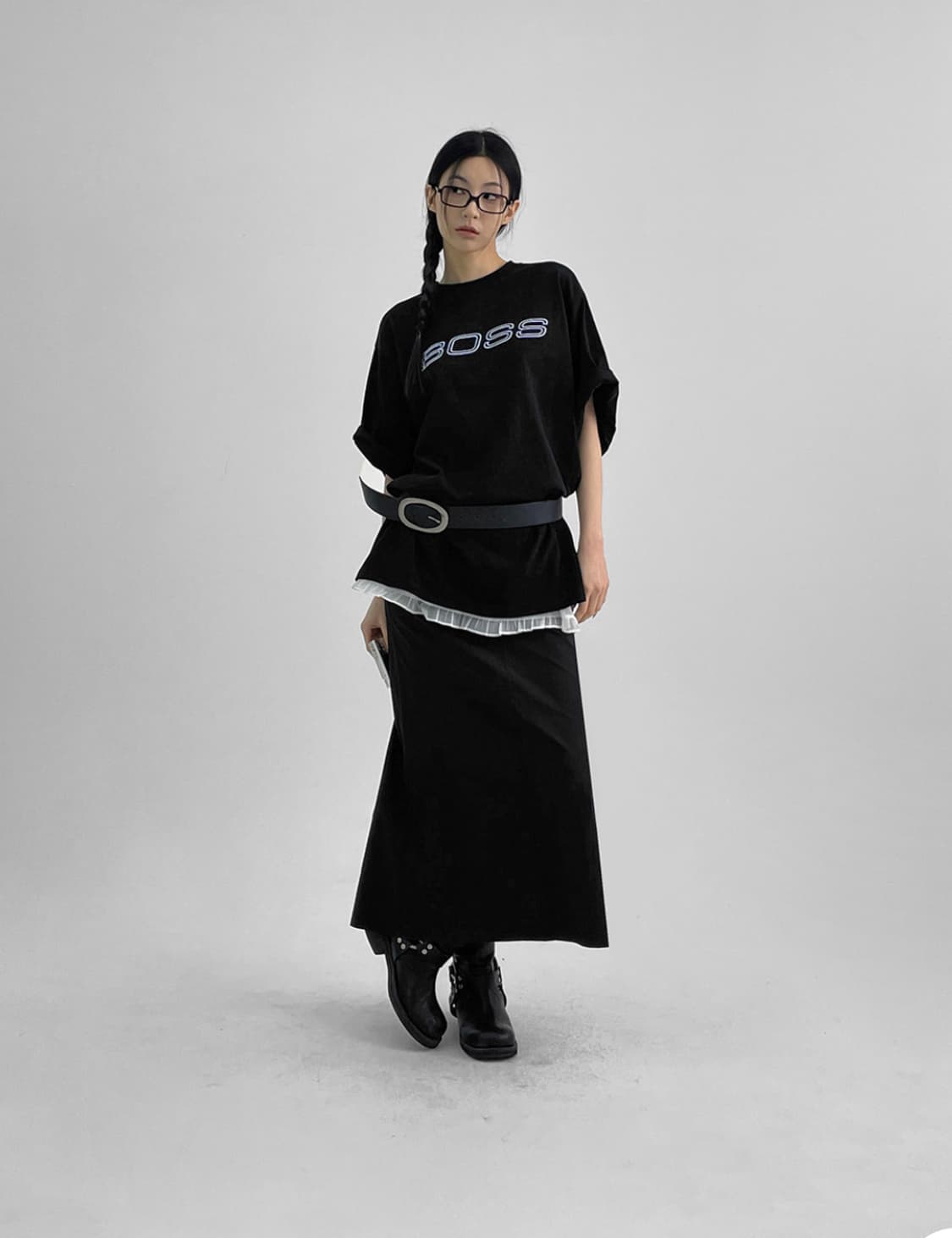 치마+컷아웃 후디 (set❌) 상품이미지4