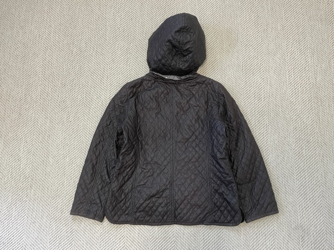 빈티지 다이아몬드 퀼팅 멀티포켓 후드 자켓  J03950 상품이미지4
