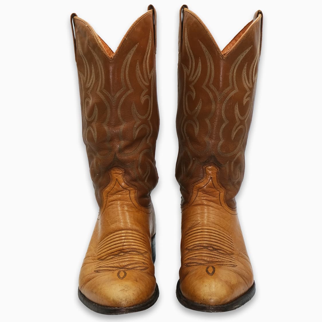 빈티지 J.Chisholm 웨스턴 레더 부츠 9D(270) BT27009 상품이미지2