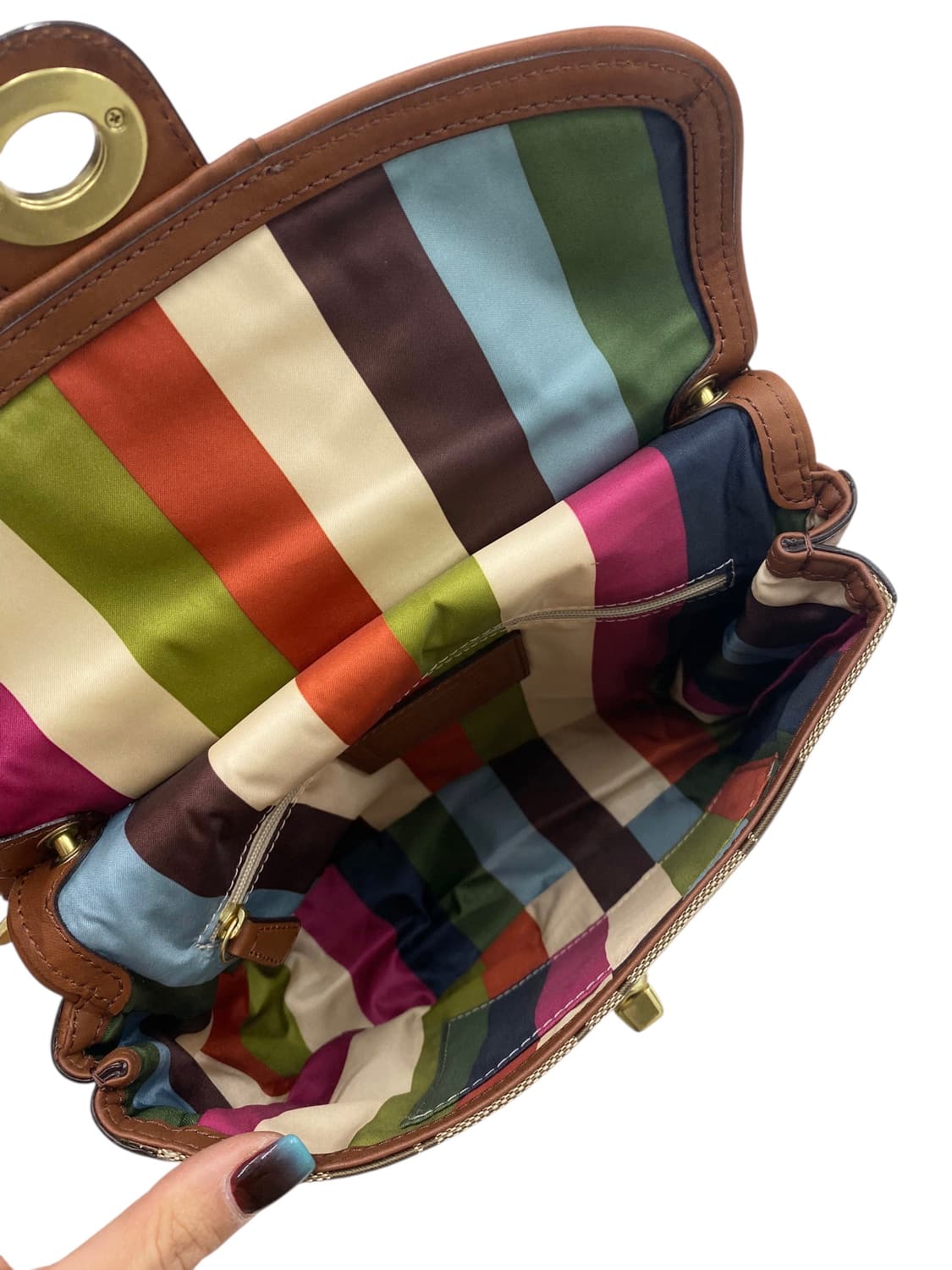 코치 시그니처 캔버스 윌리스백 3way 브라운 상품이미지3