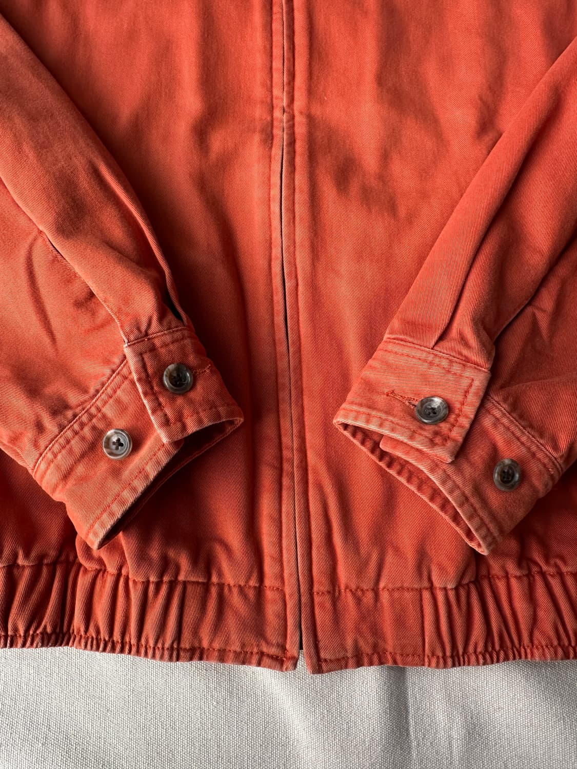 90s 폴로 해링턴 자켓 (100 / 오렌지 / 코듀로이 카라) 상품이미지4