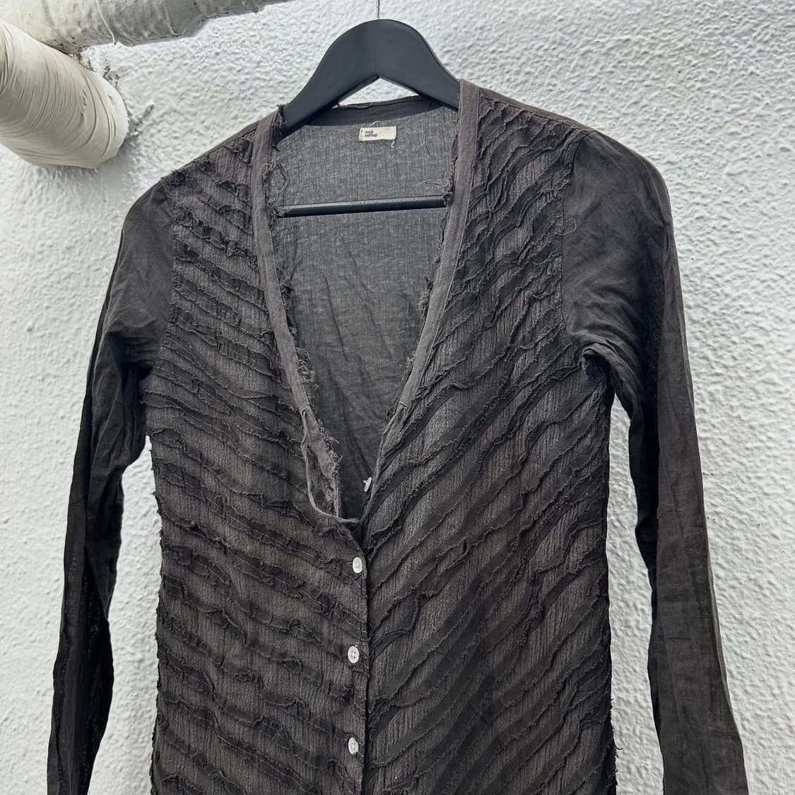 Y2K textured detail button-up jacket 상품이미지6