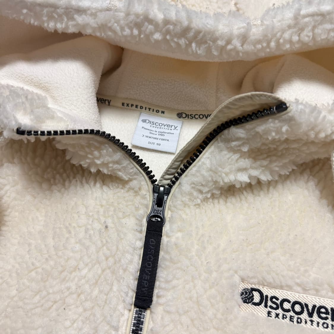 디스커버리 플리스 후드집업 상품이미지3