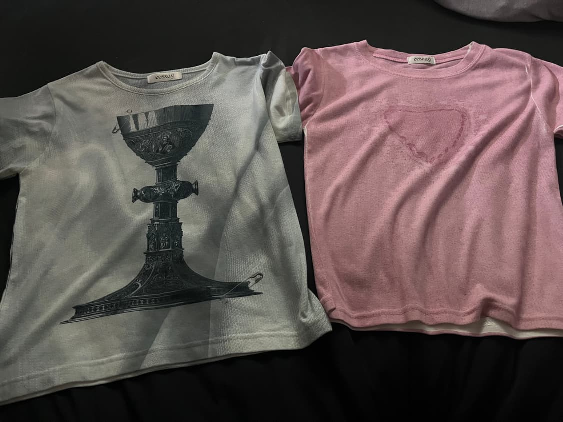 eessay 반팔티 일괄 5 상품이미지1