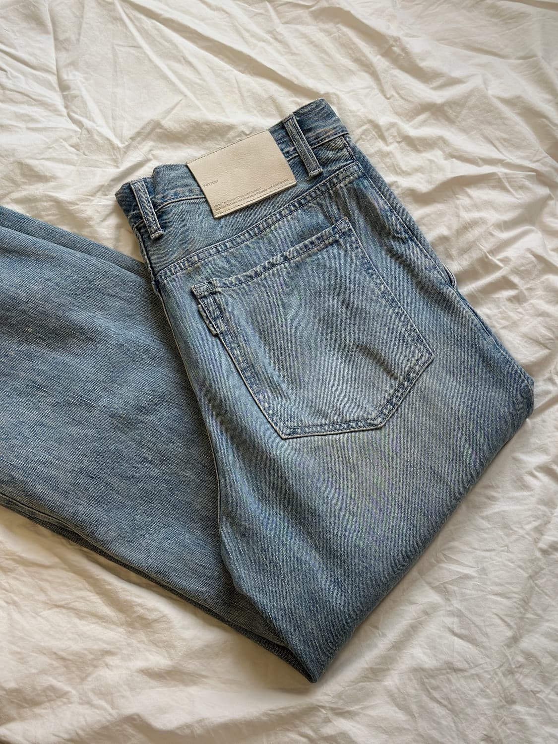 포터리 원워시드 스트레이트핏 데님(light blue2) 2size 상품이미지3