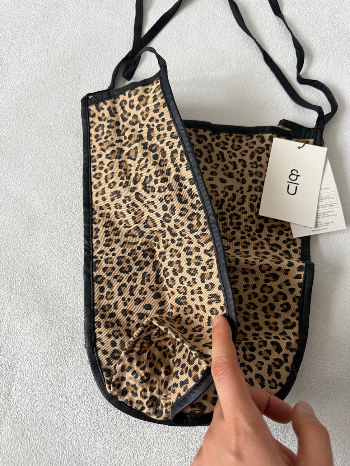 Pre owned 레오파드 코튼백(택 달린 제품) 상품이미지3