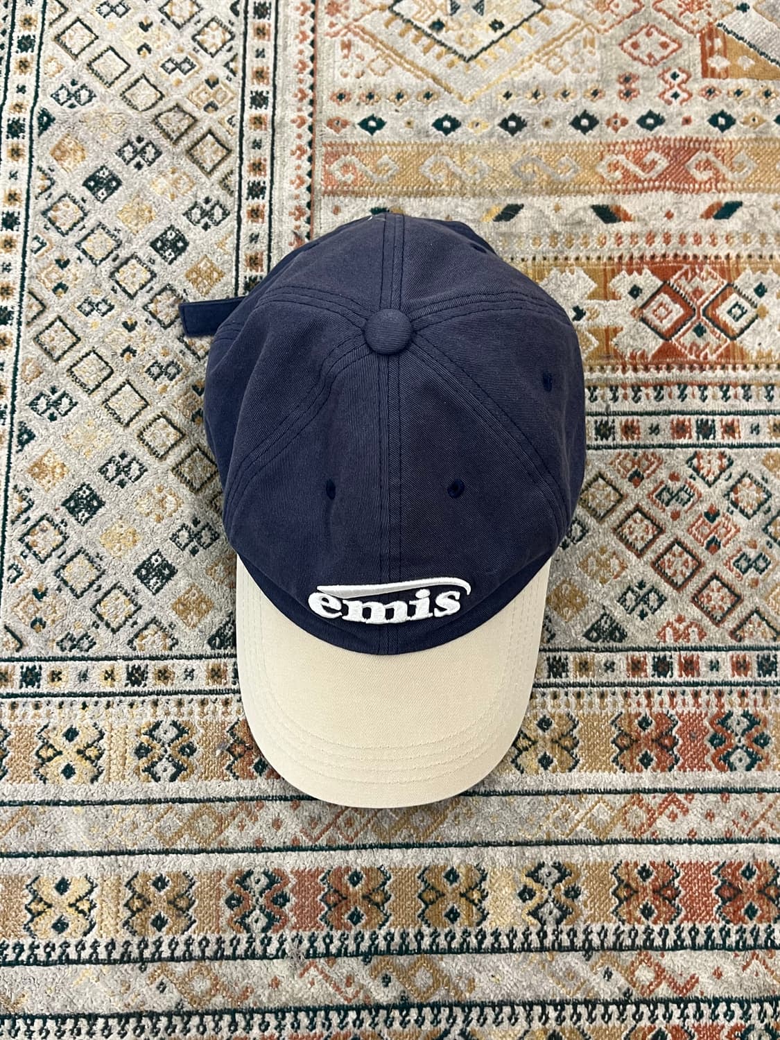 이미스 배색 볼캡 네이비 #csz3995 상품이미지4