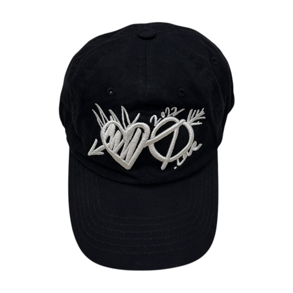 더오픈프로덕트 러브 하트 심볼 볼캡 모자 블랙 상품이미지1