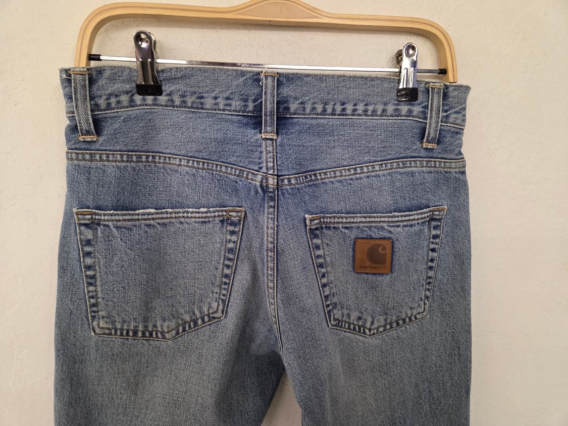 칼하트 WIP 클론다이크 팬츠 29x32 연청 데님 상품이미지2