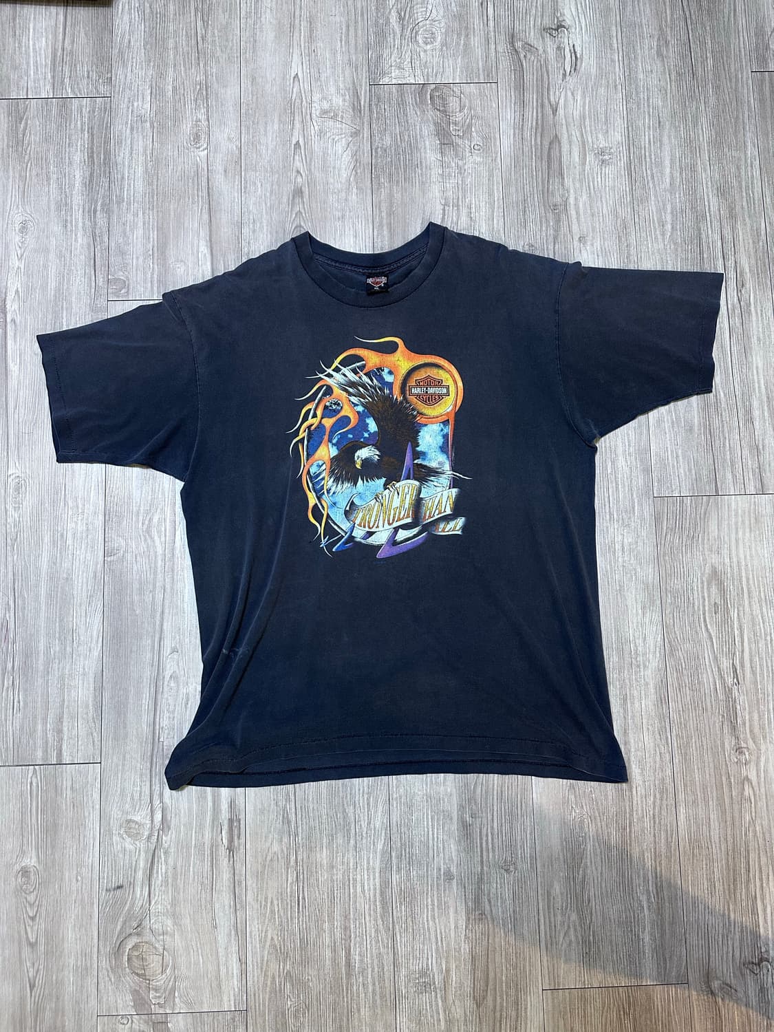 빈티지 할리데이비슨 반팔티 블랙 MADE IN USA 상품이미지1