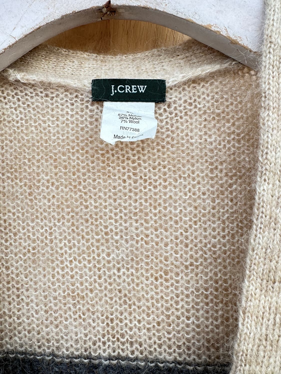 𝐉.𝐂𝐫𝐞𝐰 모헤어 가디건 상품이미지4