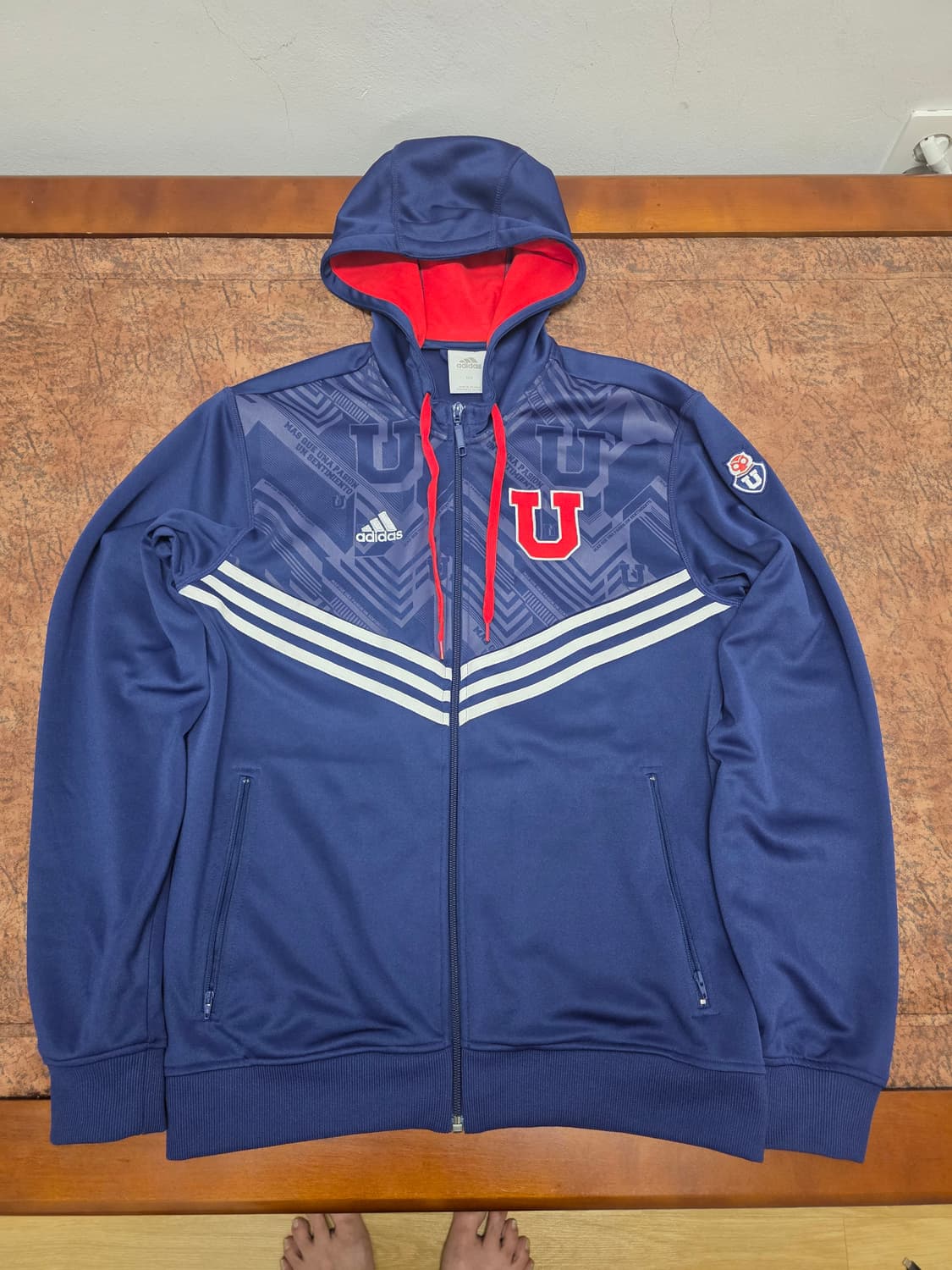 아디다스 클럽 아틀레티코 우니베르시다드 데 칠레 09년 후드 집업 재킷 상품이미지1